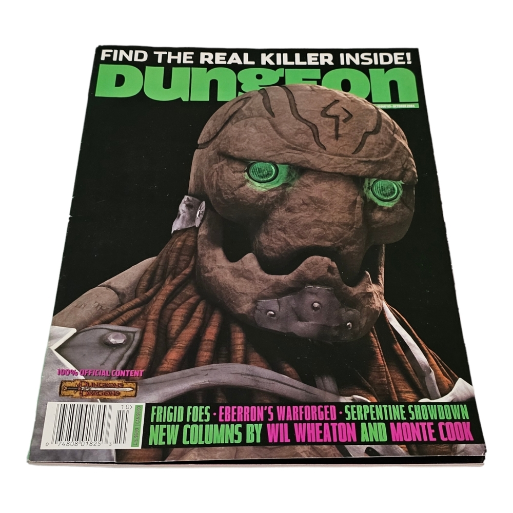 Dungeon Magazine #115‎ October 2004 Dungeons & Dragons Adventures Steel Shadows